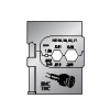 Inserto Modulador p/Conector Coaxial 8140-14 - Gedore