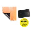 Lona PVC 5 x 6 Metros - Laranja/Preta + BRINDE