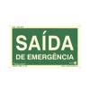 Placa Saída de Emergência Fotoluminescente Paf314 - Encartale 