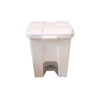 Cesto de Lixo 15 L Quad Pedal Branco