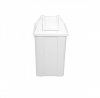 Cesto de Lixo 60 L Quad Basculante Branco