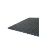 Estrado de Borracha Ergonômico Preto 1070 x 800 x 15mm 