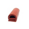 Perfil de Silicone Tipo Forno Vermelho Grande (Vendido por Metro)