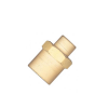 Luva de Redução Fêmea BSP 1/2  x 3/8 Pol. Latão - Lubefer