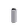 Prolongador p/Barra Roscada Longo 6.3mm 1/4 Pol.