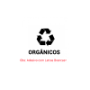 Adesivo Cesto Lixo Orgânico (letras brancas)