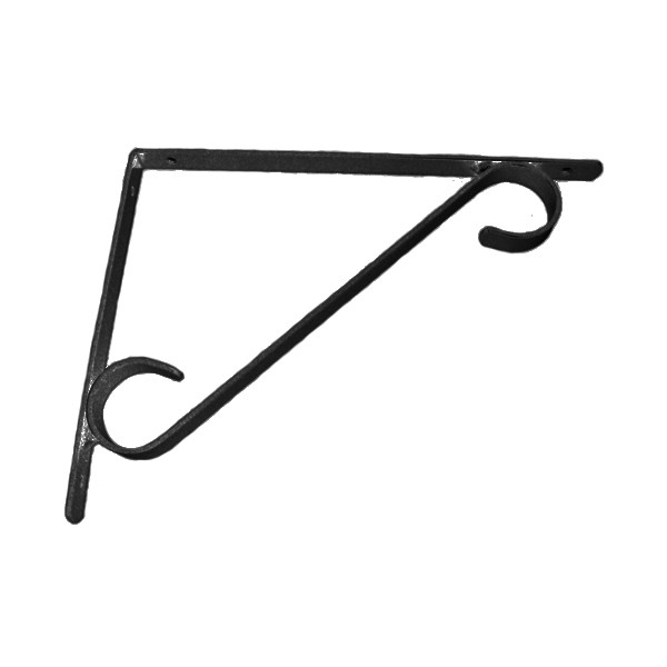 Mão Francesa Colonial 25cm Preto