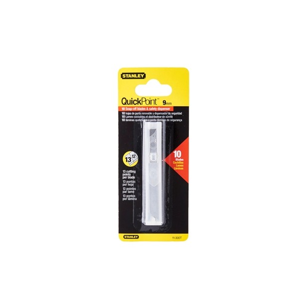 Lâmina Estilete 9mm c/ 10 Pçs - Stanley