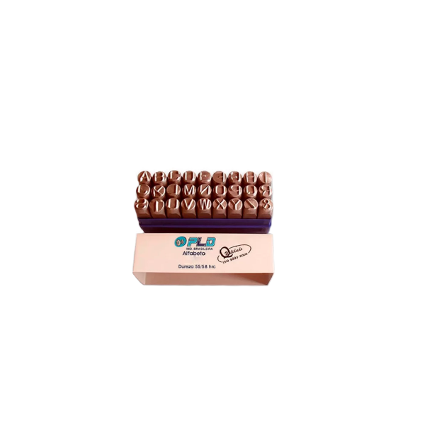 Alfabeto de Bater 8mm PLK-42