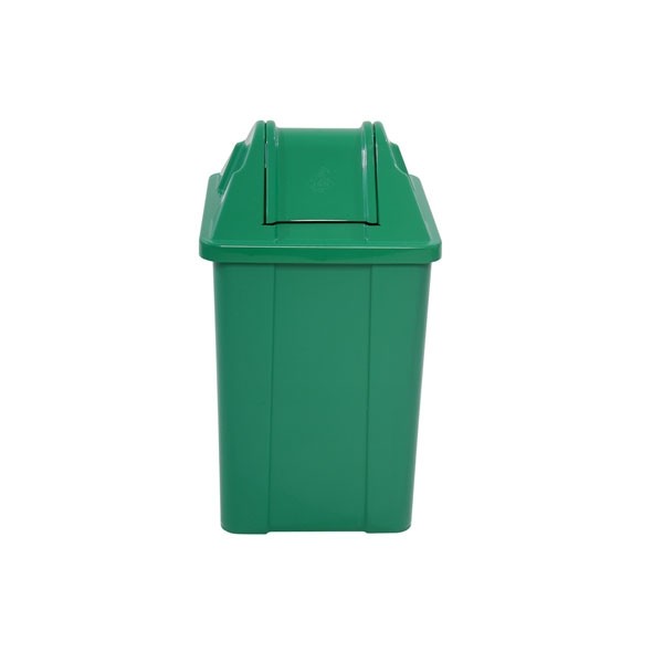 Cesto de Lixo 60 L Quad Basculante Verde
