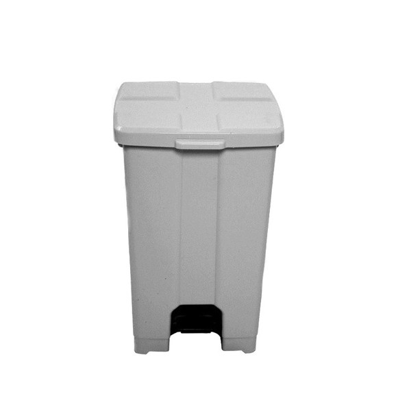 Cesto de Lixo 60 L Quad Pedal Cinza
