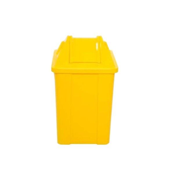 Cesto de Lixo 60 L Quad Basculante Amarelo