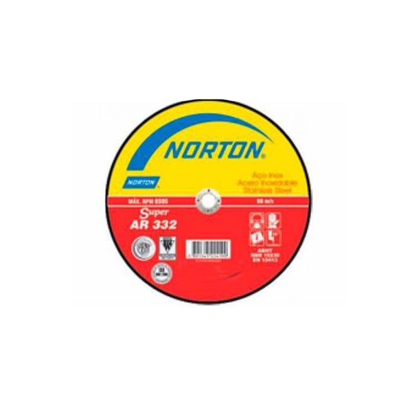 Disco de Corte Inox 7 Pol. x 1/8 Pol. x 7/8 Pol. AR332 - Norton