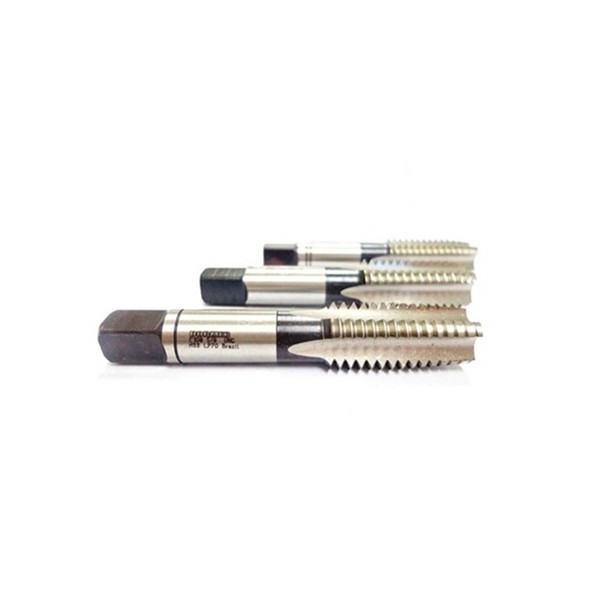 Jogo de Machos Aço Rápido M 8 x 1.25mm Seriado c/3 Pçs - Dormer