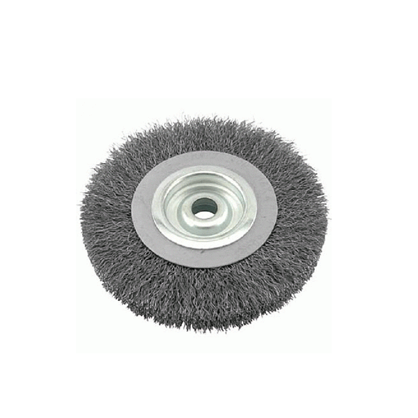 Escova Circular Ondulada 8 x 2 x 1 Pol Aço Carbono