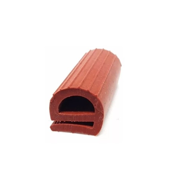 Perfil de Silicone Tipo Forno Vermelho Grande (Vendido por Metro)