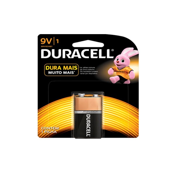 Báteria Alcalina 9V - Duracell