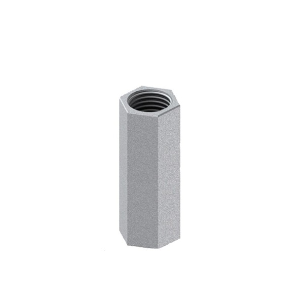 Prolongador p/Barra Roscada Longo 6.3mm 1/4 Pol.