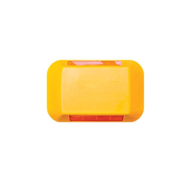 Tachão Refletivo 25x15x5cm Tartaruga de Sinalização Bidirecional Amarelo - Top Sinalização