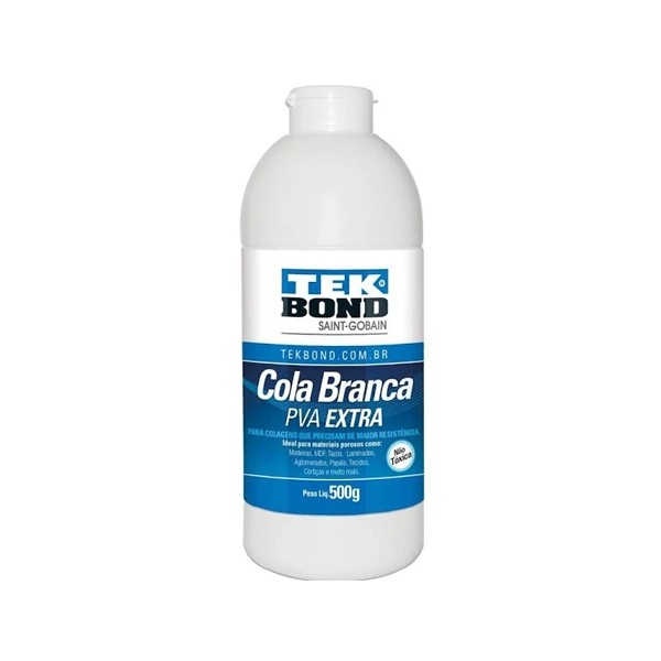 Cola Branca PVA Extra 500g - Tekbond 