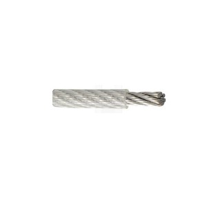 Cabo de Aço Galvanizado Plastificado 5/32 Pol. 6x7 Alma de Fibra ( Vendido por Metro )