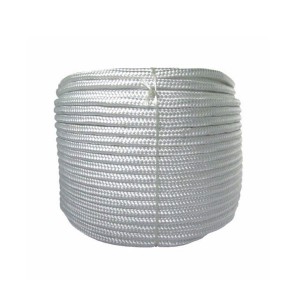 Corda Polietileno Torcida Branca 8mm (Vendida por Kilo)