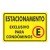 Placa Estacionamento Condôminos Ps412 - Encartale 