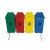 Conjunto p/ Coleta Seletiva com 4 Cestos de 60L