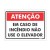 Placa Atenção Em Caso Incêndio Ps226 - Encartale