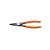 Alicate Bico Reto p/ Anéis Internos Aço Cromo Vanádio 9" - 44008/109 - Tramontina