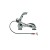 Bomba de Ar c/ Pedal 8419 - Brasfort