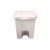 Cesto de Lixo 15 L Quad Pedal Branco