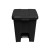 Cesto de Lixo 15 L Quad Pedal Preto