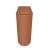 Cesto de Lixo 22 L Red Basculante Marrom