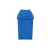 Cesto de Lixo 100 L Quad Basculante Azul
