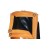 Lona PVC 6 x 7 Metros - Laranja/Preta 