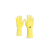 Luva em Algodão c/ Latex Amarelo (4) Tamanho XG - Látex Light Kalipso