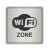 Placa Inox Wifi 15x15