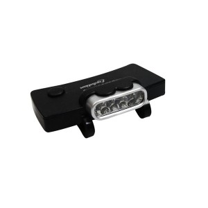 Lanterna Evolution para Acoplar ao Capacete com 5 Leds - Carbografite