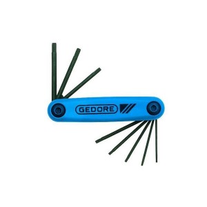 Jogo de Chaves Hexalobular Tipo Canivete 8 Pçs - Gedore