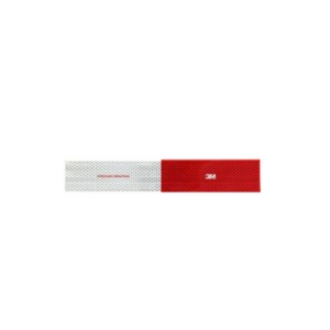 Fita Refletiva Branco/Vermelho p/ Lateral de Caminhão - 3M