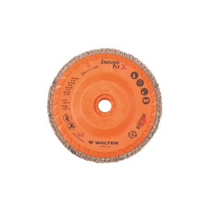 Disco de Lixa Enduro Flex Inox 4.1/2 Pol 60 Gr - Walter