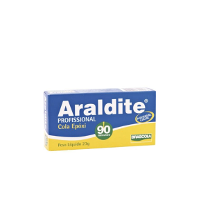 Cola Epóxi Aralbras profissional 90 minutos 23gr (Araldite) - Brascola