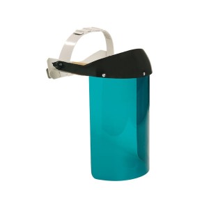 Protetor Facial com Visor Verde 8 Pol.