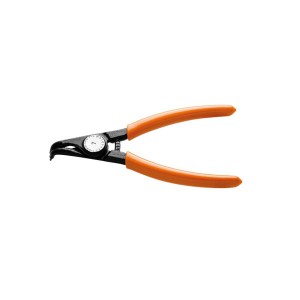 Alicate Bico Curvo p/ Anéis Externos Aço Cromo Vanádio 7" - 44011/107 - Tramontina