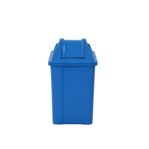 Cesto de Lixo 60 L Quad Basculante Azul