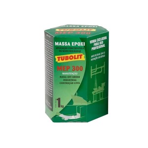 Massa Epoxi Mep 300 A/B 1Kg - Tubolit
