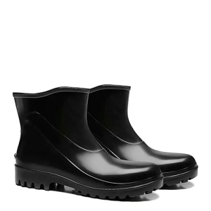 Bota PVC Cano Curto Preta Sem Forro Tamanho 36 CA 37456 Bracol