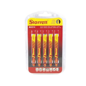 Cartela de Lâmina p/ Serra Tico Tico 50 mm 14 Dentes com 5 Pçs BU214 - Starrett