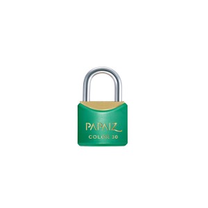 Cadeado de Latão 30mm Capa Verde